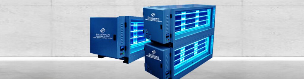 Electrostatic precipitator for commercial kitchen exhaust